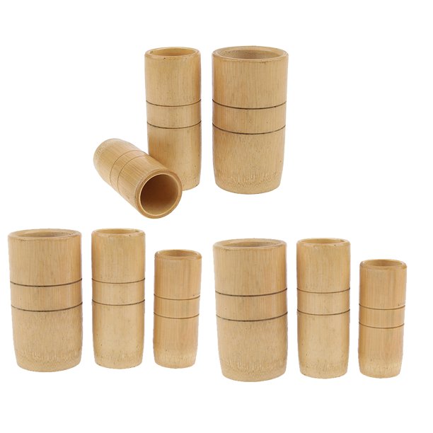 Bamboo Body Cupping Set (9 Pieces)